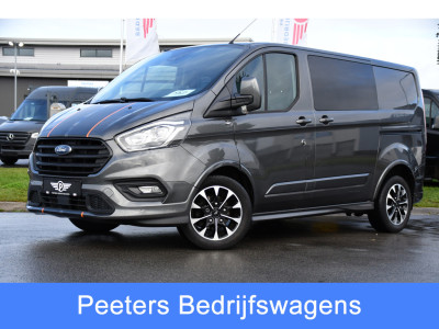 Ford Transit Custom 290 2.0 TDCI L1H1 Sport DC Cruise, Camera, Carplay, Leder, LED, 170pk, 2 x Schuifdeur, Automaat, Stoelverwarming, Uniek!