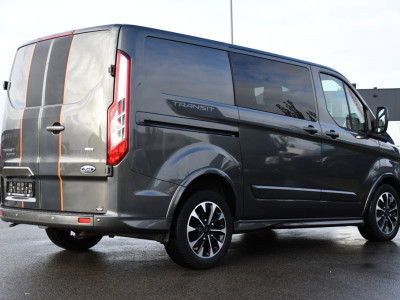 Ford Transit Custom 290 2.0 TDCI L1H1 Sport DC Cruise, Camera, Carplay, Leder, LED, 170pk, 2 x Schuifdeur, Automaat, Stoelverwarming, Uniek! foto 6