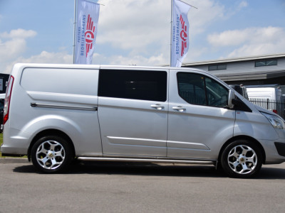 Ford Transit Custom 290 2.0 TDCI L2H1 Limited DC Camera, Cruise, Sensoren, 2 x Schuifdeur, 170pk, Automaat, Trekhaak, Leder, Uniek! foto 10