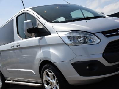 Ford Transit Custom 290 2.0 TDCI L2H1 Limited DC Camera, Cruise, Sensoren, 2 x Schuifdeur, 170pk, Automaat, Trekhaak, Leder, Uniek! foto 17