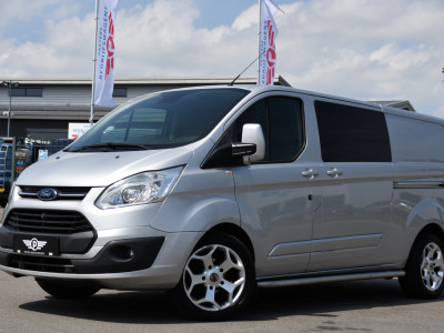Ford Transit Custom 290 2.0 TDCI L2H1 Limited DC Camera, Cruise, Sensoren, 2 x Schuifdeur, 170pk, Automaat, Trekhaak, Leder, Uniek! foto 4