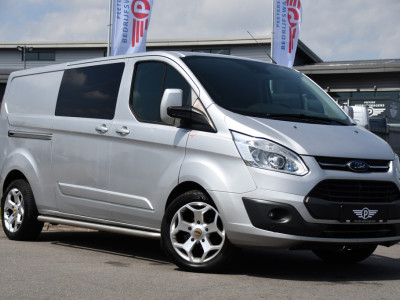 Ford Transit Custom 290 2.0 TDCI L2H1 Limited DC Camera, Cruise, Sensoren, 2 x Schuifdeur, 170pk, Automaat, Trekhaak, Leder, Uniek! foto 5