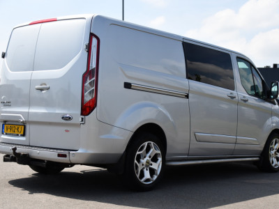 Ford Transit Custom 290 2.0 TDCI L2H1 Limited DC Camera, Cruise, Sensoren, 2 x Schuifdeur, 170pk, Automaat, Trekhaak, Leder, Uniek! foto 6