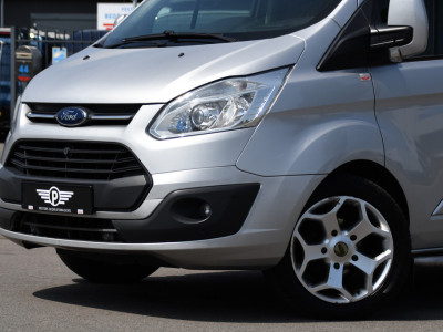 Ford Transit Custom 290 2.0 TDCI L2H1 Limited DC Camera, Cruise, Sensoren, 2 x Schuifdeur, 170pk, Automaat, Trekhaak, Leder, Uniek! foto 7