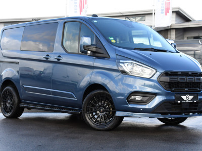 Ford Transit Custom 300 2.0 TDCI L1H1 DC Raptor Edition Camera, Cruise, Carplay, 130pk, Stoelverarming, Sport pakket, 2 x Schuifdeur, multimedia, Sensoren, Uniek! foto 5