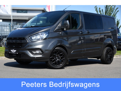 Ford Transit Custom 300 2.0 TDCI L1H1 Limited DC PB Edition Camera, Cruise, Carplay, LED, Leder, 2 x Schuifdeur, Stoelverwarming, Sensoren, Automaat, Uniek!