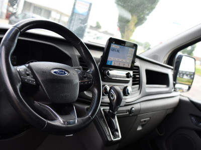 Ford Transit Custom 300 2.0 TDCI L2H1 Black Edition MARGE, Cruise, Carplay, LED, Sensoren, 130pk, Automaat, Multimedia, Sensoren, Uniek! 12