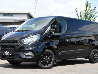 Ford Transit Custom 300 2.0 TDCI L2H1 Black Edition MARGE, Cruise, Carplay, LED, Sensoren, 130pk, Automaat, Multimedia, Sensoren, Uniek! 4