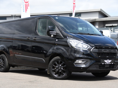 Ford Transit Custom 300 2.0 TDCI L2H1 Black Edition MARGE, Cruise, Carplay, LED, Sensoren, 130pk, Automaat, Multimedia, Sensoren, Uniek! 5