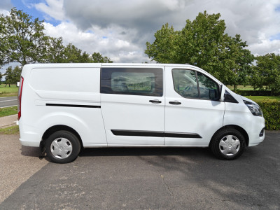 Ford Transit Custom 300 2.0 TDCI L2H1 DC AIRCO BJ 2019 foto 14