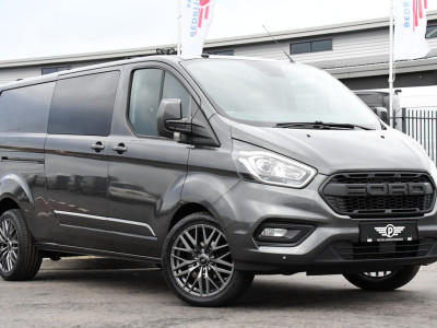 Ford Transit Custom 300 2.0 TDCI L2H1 DC Raptor Edition Limited Camera, Cruise, Carplay, 130pk, Automaat, Sensoren, Multimedia, 2 x Schuifdeur, UNIEK! foto 5