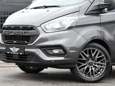 Ford Transit Custom 300 2.0 TDCI L2H1 DC Raptor Edition Limited Camera, Cruise, Carplay, 130pk, Automaat, Sensoren, Multimedia, 2 x Schuifdeur, UNIEK! foto 7