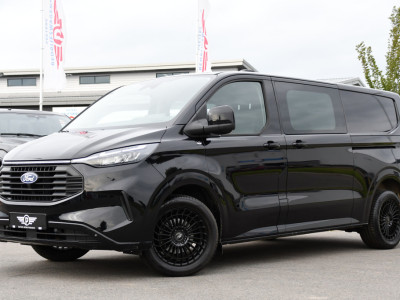 Ford Transit Custom 300 2.0 TDCI L2H1 Limited Black Edition Adaptieve Cruise, Camera, Carplay, LED, 2 x Schuifdeur, Automaat, 170pk, Stoelverwarming, Sensoren, Uniek! foto 4