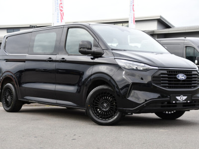 Ford Transit Custom 300 2.0 TDCI L2H1 Limited Black Edition Adaptieve Cruise, Camera, Carplay, LED, 2 x Schuifdeur, Automaat, 170pk, Stoelverwarming, Sensoren, Uniek! foto 5