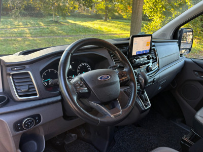 Ford Transit Custom 300 2.0 TDCI L2H1 Limited DC170PK|DUBBELCABINE|automaat|ACC|stoelverwarming|trekhaak|blind spot|apple carplay foto 15