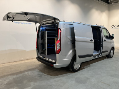 Ford Transit Custom 300 2.0 TDCI L2H1 Trend 130 PK / Servicebus / Sortimo Inrichting / Euro 6 / Airco / Cruise Control / PDC / Klep / 3-Zits foto 3