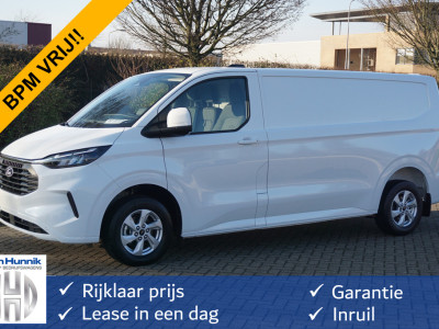 Ford Transit Custom 300L 136PK Limited BPM VRIJ!! Apple CP/ Android A, LED, 16 LM, Trekhaak!! NR. 436