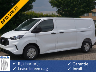 Ford Transit Custom 300L 136PK Trend BPM VRIJ Apple CP/ Android A, Cam, LED 2x Schuifdeur!! NR. H02*