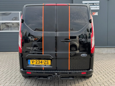 Ford Transit Custom 310 2.0 TDCI 170pk L1H1 Sport | D-riem nieuw | Trekhaak | Navi | Raptor | DAB | Cruise | Betonplex foto 12