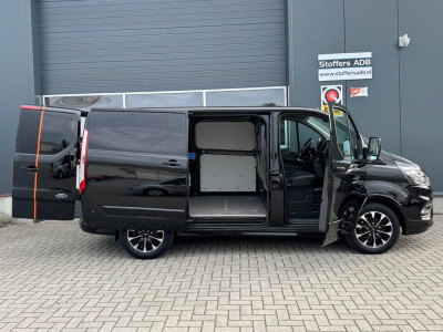 Ford Transit Custom 310 2.0 TDCI 170pk L1H1 Sport | D-riem nieuw | Trekhaak | Navi | Raptor | DAB | Cruise | Betonplex foto 8
