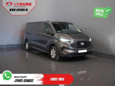 Ford Transit Custom 320 2.0 TDCI 136 pk Aut. L2 Trend BPM VRIJ! Garantie 3-28/ LED/ Adapt.Cruise/ 2.7t Trekverm./ Carplay/ Camera/ Trekhaak