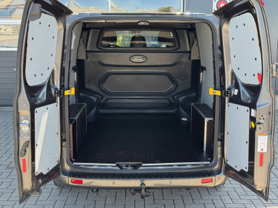 Ford Transit Custom 320 2.0 TDCI 185pk L2H1 Sport DC | L+R SCHUIF | Navi | Xenon | Raptor | Automaat | Trekhaak | 5-Zits 12