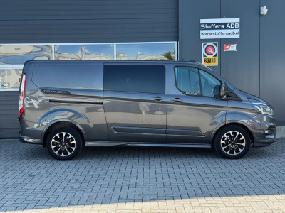 Ford Transit Custom 320 2.0 TDCI 185pk L2H1 Sport DC | L+R SCHUIF | Navi | Xenon | Raptor | Automaat | Trekhaak | 5-Zits 9