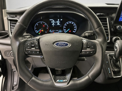 Ford Transit Custom 320 2.0 TDCI L1H1 DC MS-RT Black Edition Adaptieve Cruise, Camera, Carplay, 170pk, 2 x Schuifdeur, Automaat, LED, Stoelverwarming, Leder, Uniek! foto 12