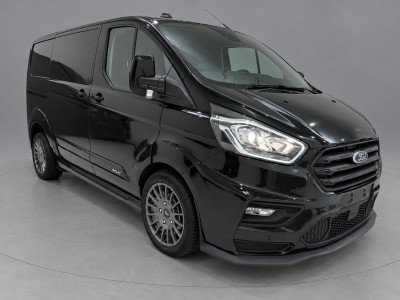 Ford Transit Custom 320 2.0 TDCI L1H1 DC MS-RT Black Edition Adaptieve Cruise, Camera, Carplay, 170pk, 2 x Schuifdeur, Automaat, LED, Stoelverwarming, Leder, Uniek! foto 5