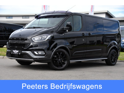 Ford Transit Custom 320 2.0 TDCI L2H1 Active DC Black Edition Adaptieve Cruise, Camera, Carplay, 170pk, Automaat, Leder, Sensoren, 2 x Schuifdeur, LED, Uniek!