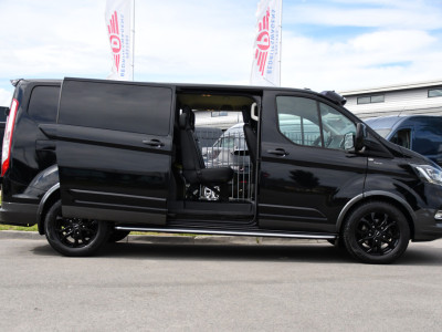 Ford Transit Custom 320 2.0 TDCI L2H1 Active DC Black Edition Adaptieve Cruise, Camera, Carplay, 170pk, Automaat, Leder, Sensoren, 2 x Schuifdeur, LED, Uniek! foto 11
