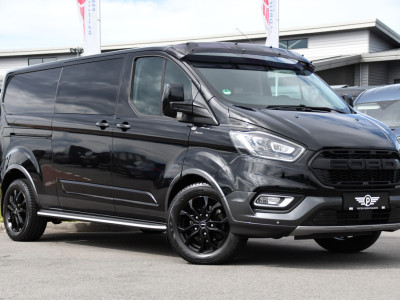 Ford Transit Custom 320 2.0 TDCI L2H1 Active DC Black Edition Adaptieve Cruise, Camera, Carplay, 170pk, Automaat, Leder, Sensoren, 2 x Schuifdeur, LED, Uniek! foto 5