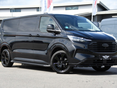 Ford Transit Custom 320 2.0 TDCI L2H1 Limited Black Edition Adaptieve Cruise, Camera, Carplay, 2 x Schuifdeur, 170pk, Automaat, Sensoren, Trekhaak, Stoelverwarming, Multimedia, Uniek! foto 5