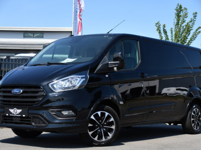 Ford Transit Custom 320 2.0 TDCI L2H1 Sport Black Edition Full Options! adaptieve Cruise, Camera, Carplay, Leder, Stoelverwarming, 185pk, LED, Automaat, Uniek! 4