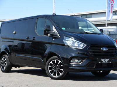 Ford Transit Custom 320 2.0 TDCI L2H1 Sport Black Edition Full Options! adaptieve Cruise, Camera, Carplay, Leder, Stoelverwarming, 185pk, LED, Automaat, Uniek! 5