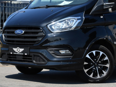 Ford Transit Custom 320 2.0 TDCI L2H1 Sport Black Edition Full Options! adaptieve Cruise, Camera, Carplay, Leder, Stoelverwarming, 185pk, LED, Automaat, Uniek! 7