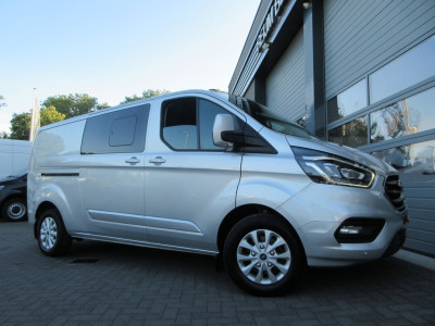 Ford Transit Custom 320 2.0 TDCI L2, Limited, DC, Dubbel Cabine, LED, 2x schuifdeur, Camera. 21