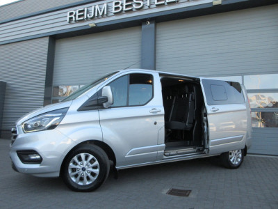 Ford Transit Custom 320 2.0 TDCI L2, Limited, DC, Dubbel Cabine, LED, 2x schuifdeur, Camera. 3