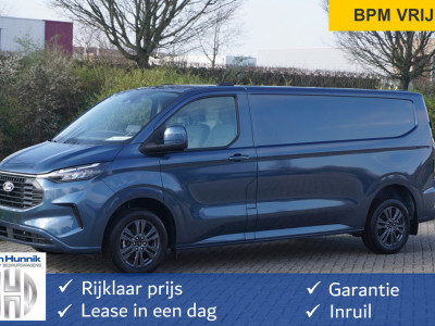 Ford Transit Custom 320L 136PK Limited BPM VRIJ!! 13 Sync 4 Apple CP, Camera, 17 LM, LED!! NR. 638