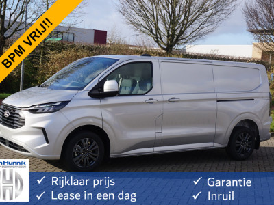 Ford Transit Custom 320L 170PK Aut. Limited BPM VRIJ!! 13 Navi, Adap. Cruise, Camera, 17 LM, LED, 2x Schuifdeur!! NR. S01*