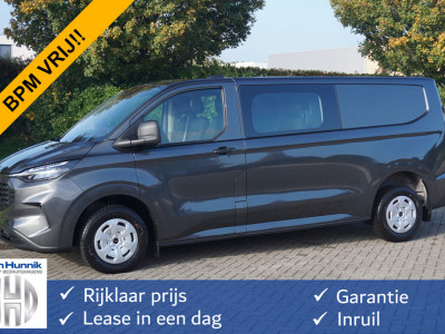 Ford Transit Custom 320L 170PK Trend DC AUT BPM VRIJ!! 13 Sync4 Apple CP/Android A. Cam LM Velg!! NR. T211*