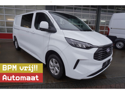 Ford Transit Custom 320L 2.0 TDCI 170PK L2H1 Limited DubbelCabine Automaat Schuifdeur L/R Nr. V093 | Airco | Adap.Cruise | Navi | 360 Camera