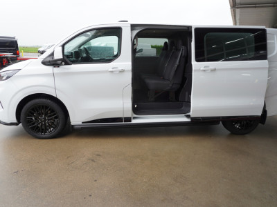 Ford Transit Custom 320L 2.0 TDCI 170PK L2H1 Limited DubbelCabine Automaat Schuifdeur L/R Nr. V093 | Airco | Adap.Cruise | Navi | 360 Camera / 19 inch LM Velgen DEMO foto 9