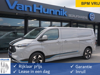 Ford Transit Custom 340L 218PK 71KWH Sport AUT Elektrisch Navi, ACC, 360Â° Cam, Matrix LED, B&O, 19 LM, 2x Schuifdeur!! NR. P01*