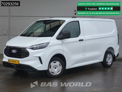 Ford Transit Custom 110pk Nieuw Model L1H1 LED Airco Cruise Camera Parkeersensoren v+a SYNC4-display CarPlay Euro6 L1 Kompakt 6m3 Airco Cruise control