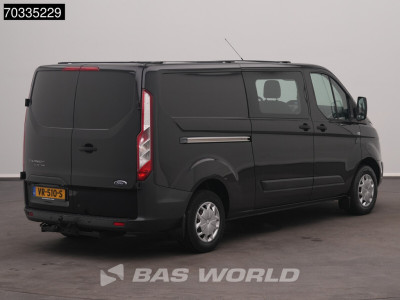 Ford Transit Custom 125pk Dubbel Cabine L2H1 Navi Trekhaak Airco Cruise Camera Parkeersensoren v+a DC Doka Mixto Airco Trekhaak Cruise control foto 2
