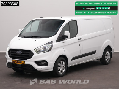 Ford Transit Custom 130PK Automaat L2H1 LED Xenon Airco Cruise Parkeersensoren Euro6 L2 Airco Cruise control