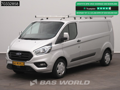 Ford Transit Custom  130PK Automaat L2 Imperiaal Groot Scherm Navi Camera Trekhaak L2H1 Airco Trekhaak Cruise control