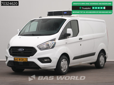 Ford Transit Custom  130PK Kerstner Koelwagen Carrier Xarios 350 L1H1 Trekhaak LED Airco Cruise Parkeersensoren Euro6 L1 Koel Koeler Kühl Kühler Kühlkasten Kühlwagen Airco Trekhaak Cruise control