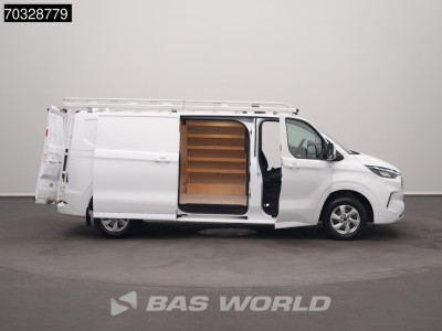Ford Transit Custom 170pk Automaat L2H1 Trekhaak LED Xenon Airco Cruise Camera Parkeersensoren Imperiaal Werkplaatsinrichting Euro6 L2 Airco Trekhaak Cruise control 12